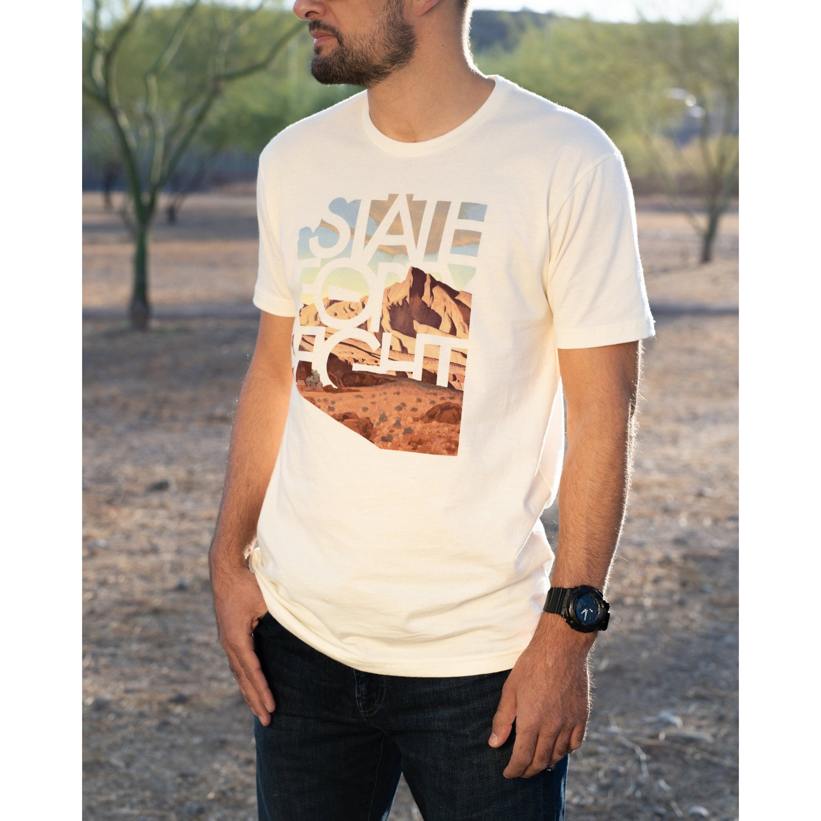 T-shirt unisexe PhxArt State Forty Eight