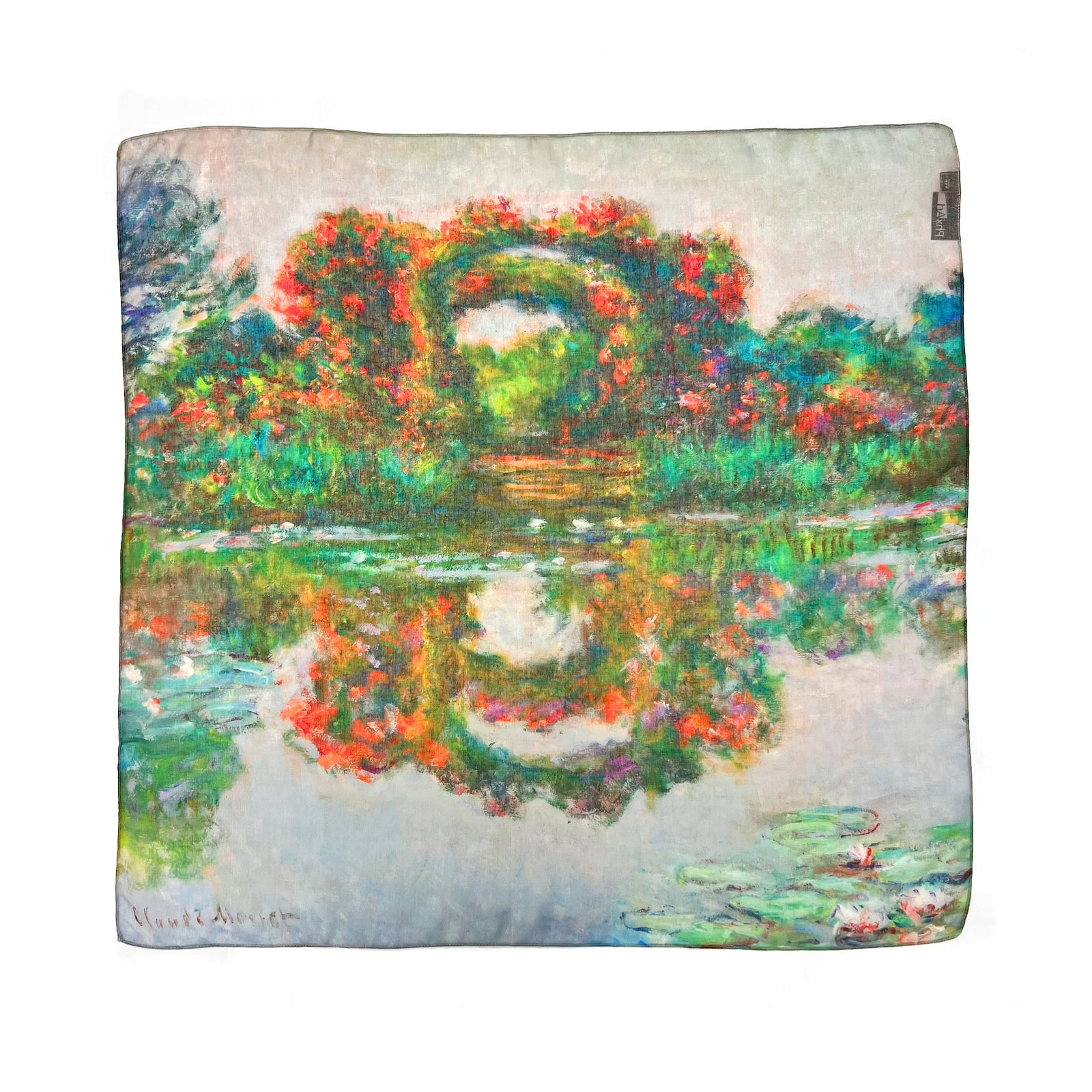 Foulard Monet « Arches fleuries, Giverny »