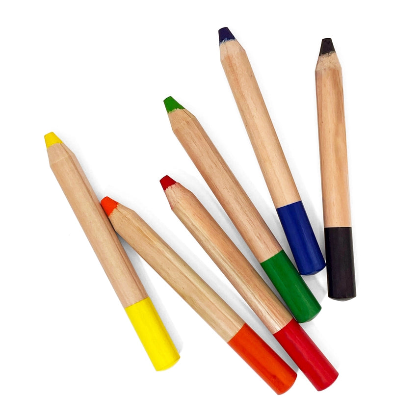 Extra Large Watercolor Pencils with Sharpener