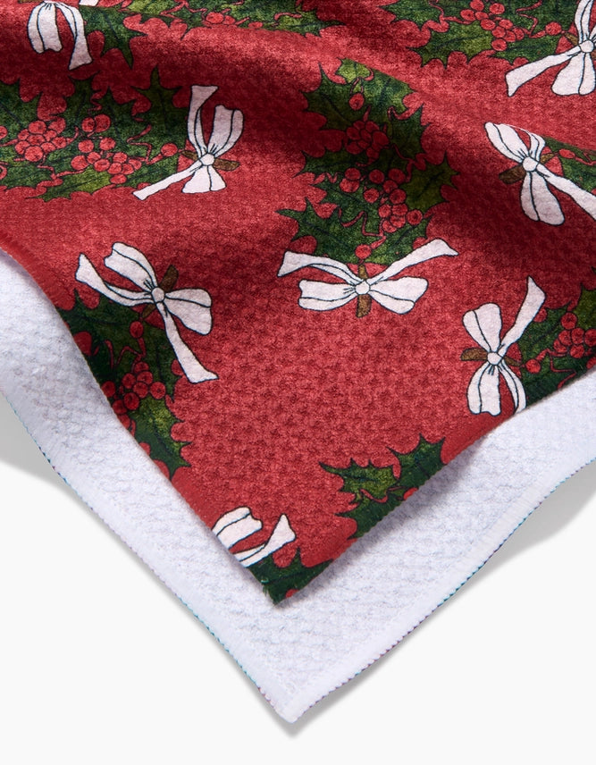 Geometry Holiday Tea Towels