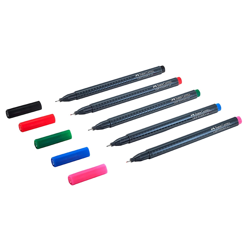 Grip Fineliner Thin Markers 6ct Set