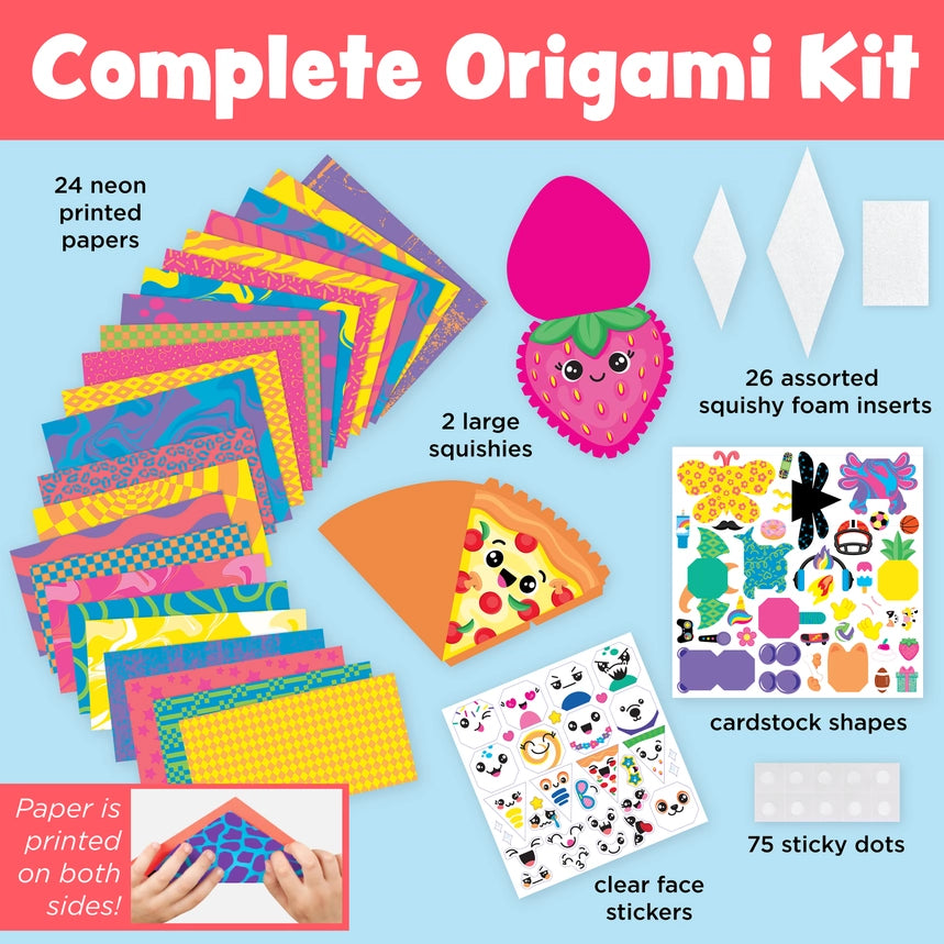 Origami Squishies - Stuffed Origami Paper Craft Kit