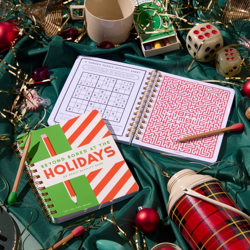 Beyond Bored at the Holidays: An Adult Activity Book