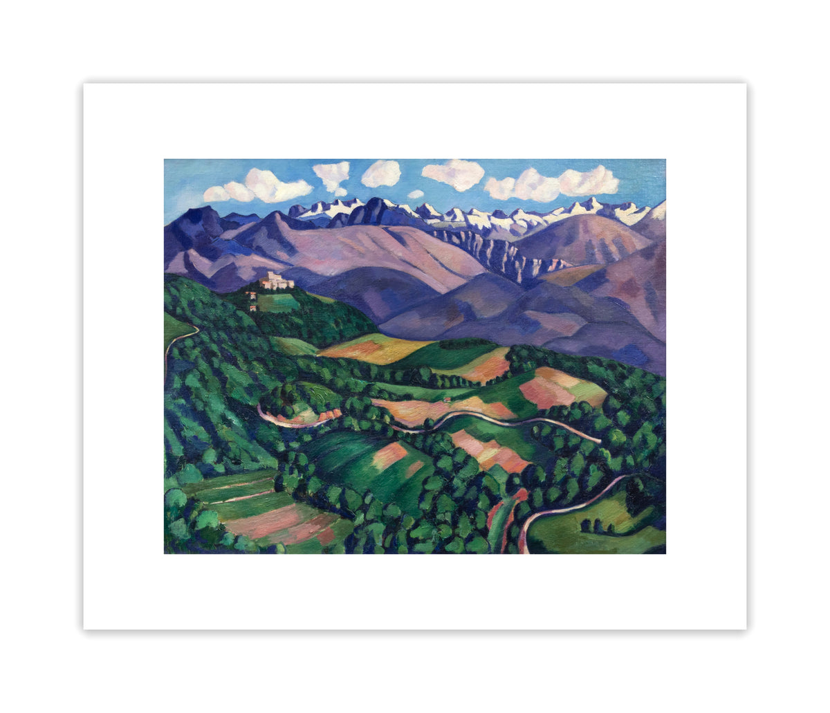 Marsden Hartley &quot;Purple Mountains, Vence&quot; Print