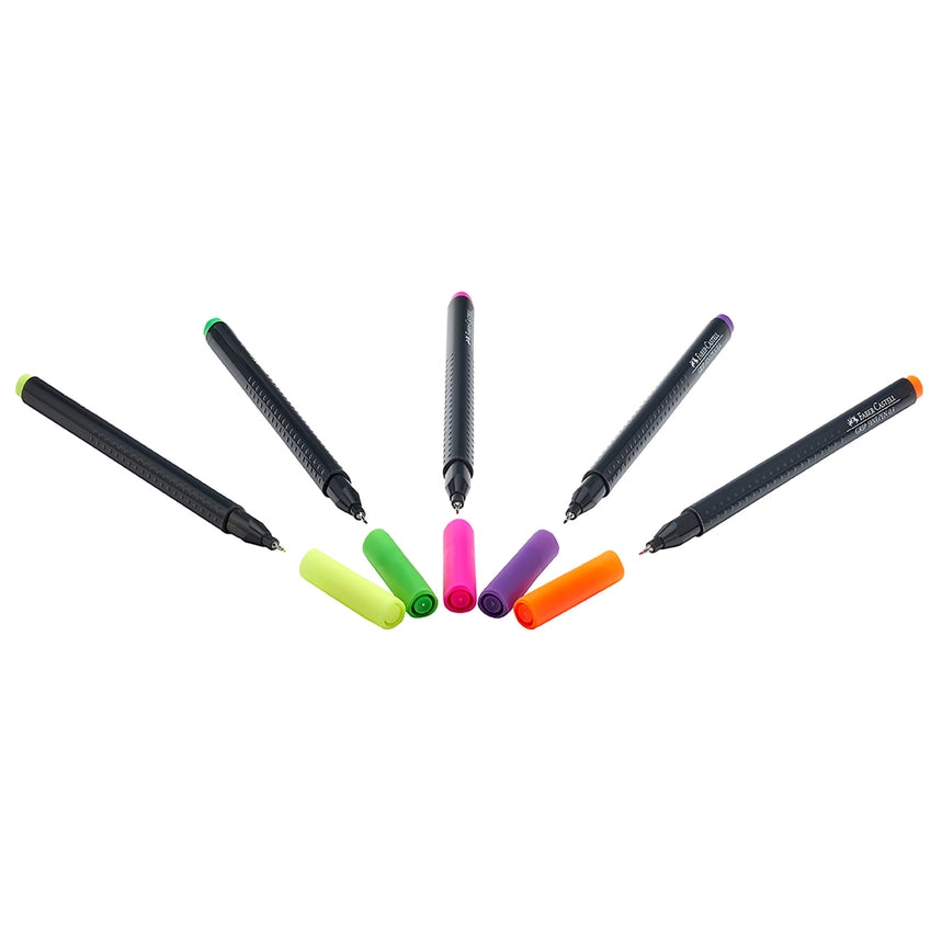 Grip Fineliner Thin Markers 6ct Set