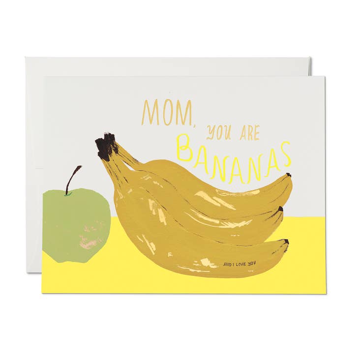 Tarjeta de felicitación del Día de la Madre "Eres Bananas"
