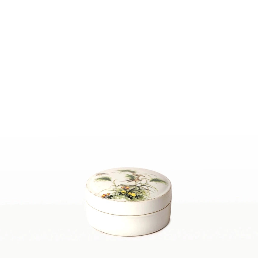 Famille Ware Porcelain Geese Ink Box