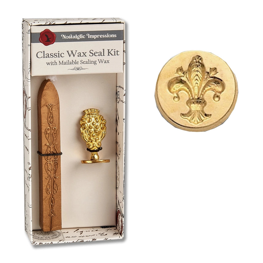 Florentine Brass Stamp Wax Seal Kits