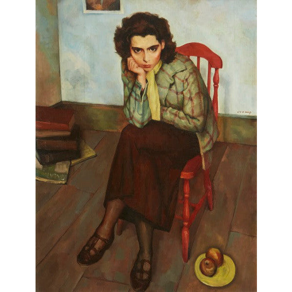 Carte postale Davis la rebelle (Elizabeth Ruskin) 4X6