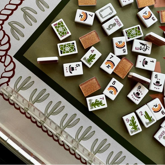 Western Theme Mahjong Set