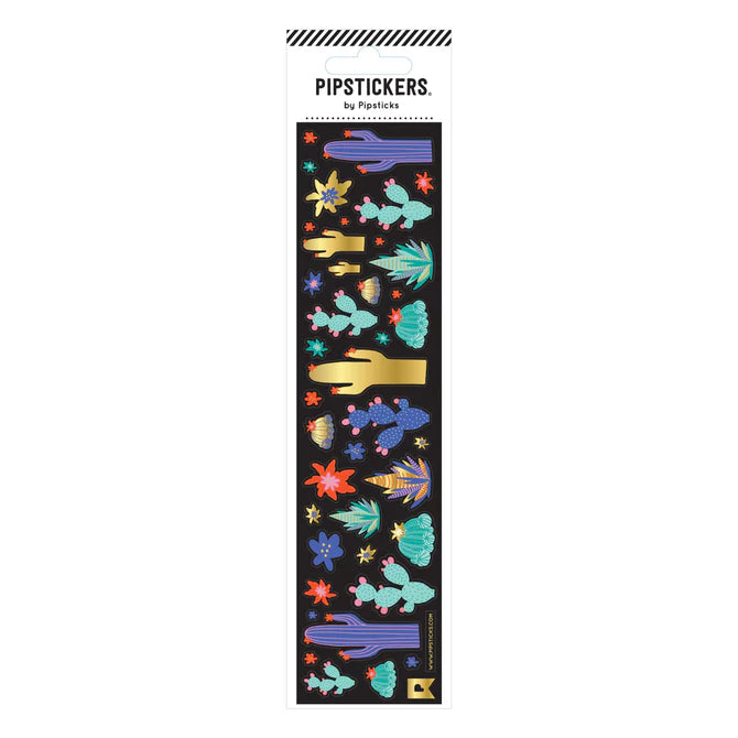Pipsticks Nighttime Cactus Sticker Sheet