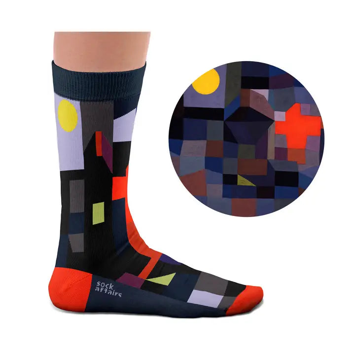 Fire At Full Moon Socks