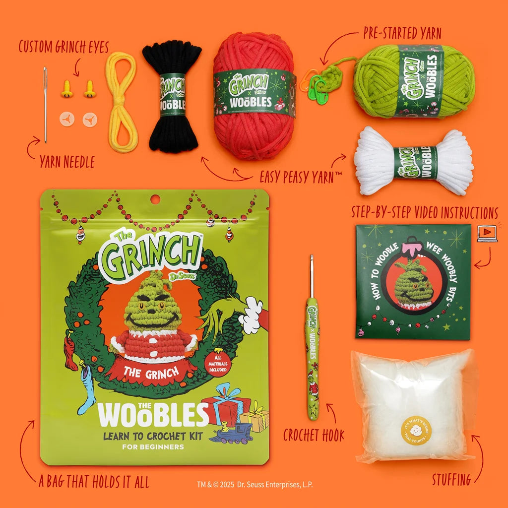 Woobles Grinch Crochet Kit