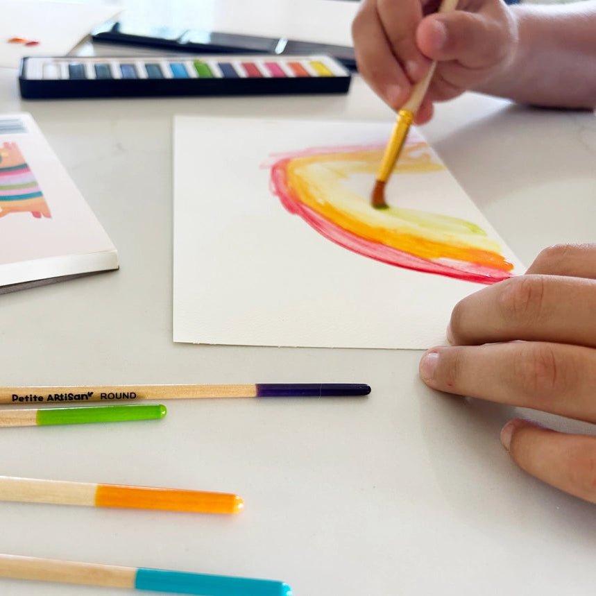 Kids Watercolor Paint Brush Set