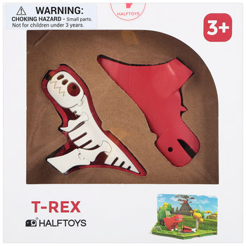 Halftoys Red T-Rex Multi-Sensory Toy