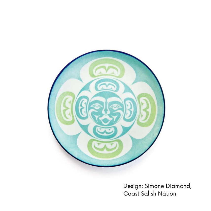 Moon Design Art Plate