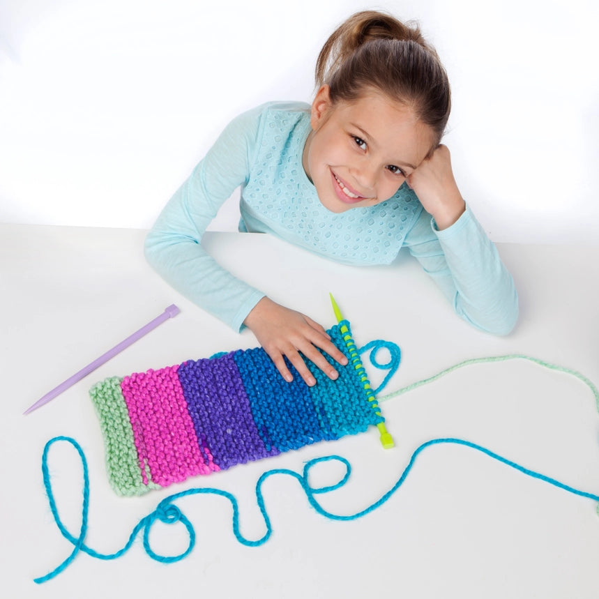 Learn To Knit A Pocket Scarf Craft Kit
