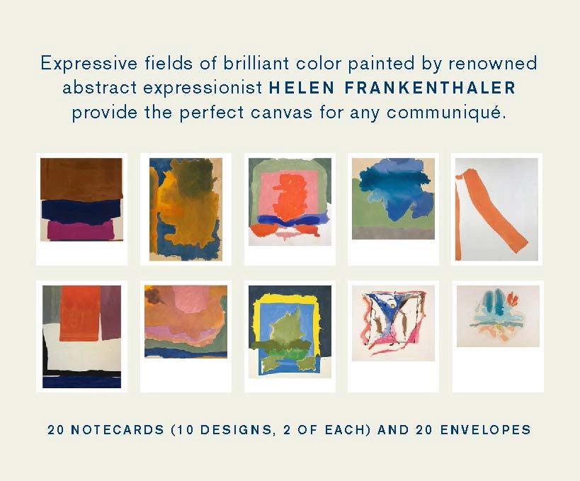 Tarjeta de notas Frankenthaler Primavera exuberante
