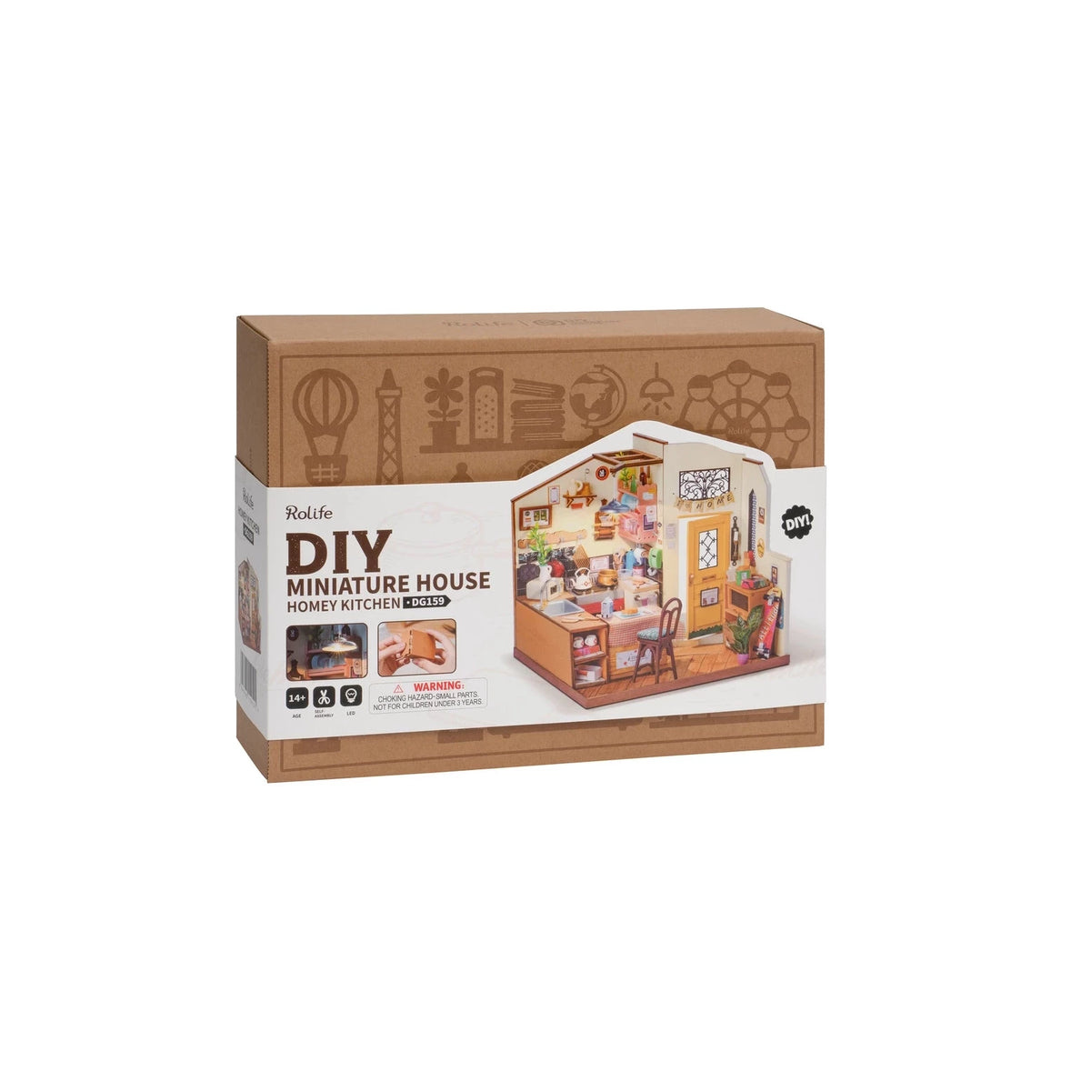 Homey Kitchen Miniature Room Kit