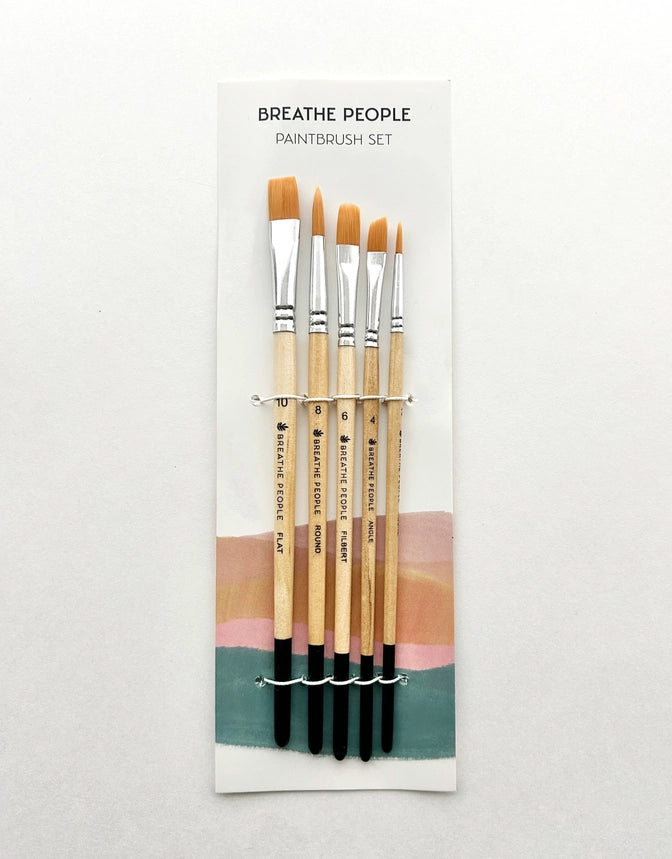 5 Piece Artist Brush Set