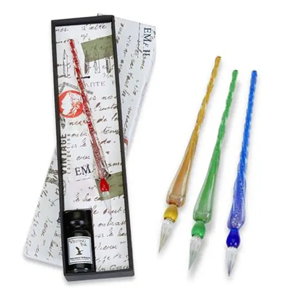 Murano Twisted Glass Pens