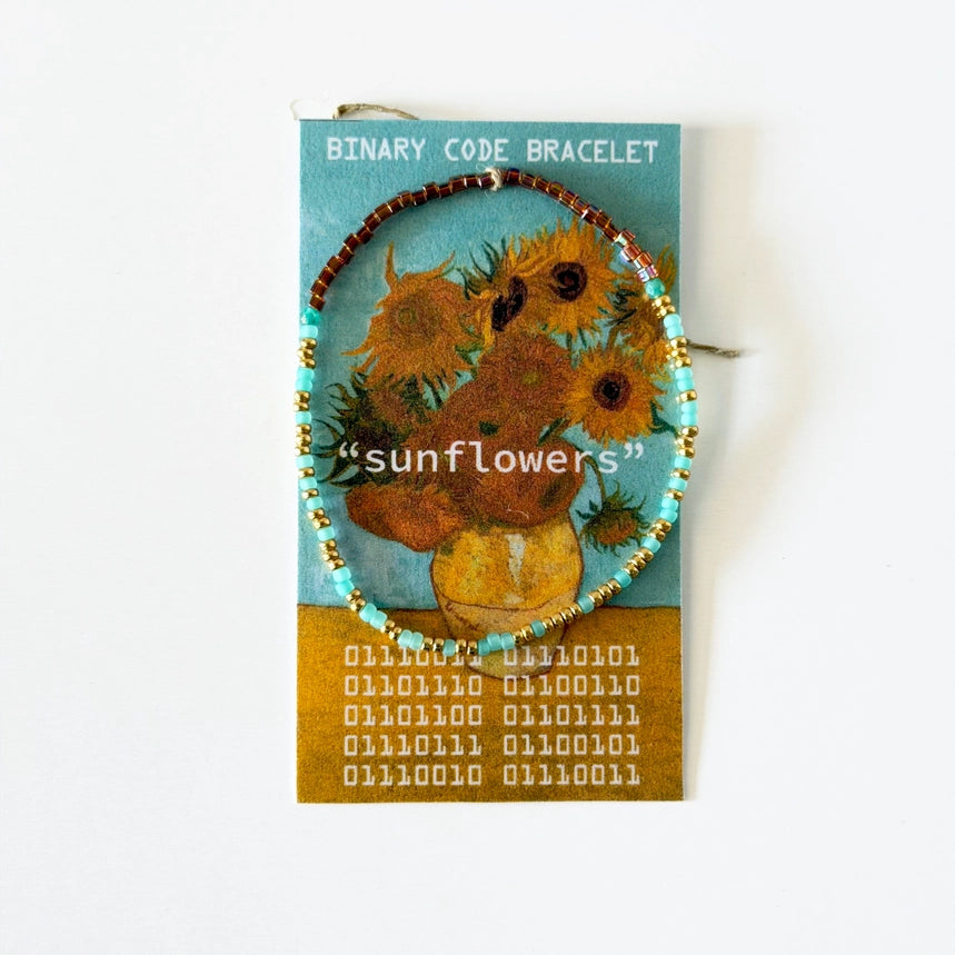 Fine Art-Inspired Binary Code Bracelet