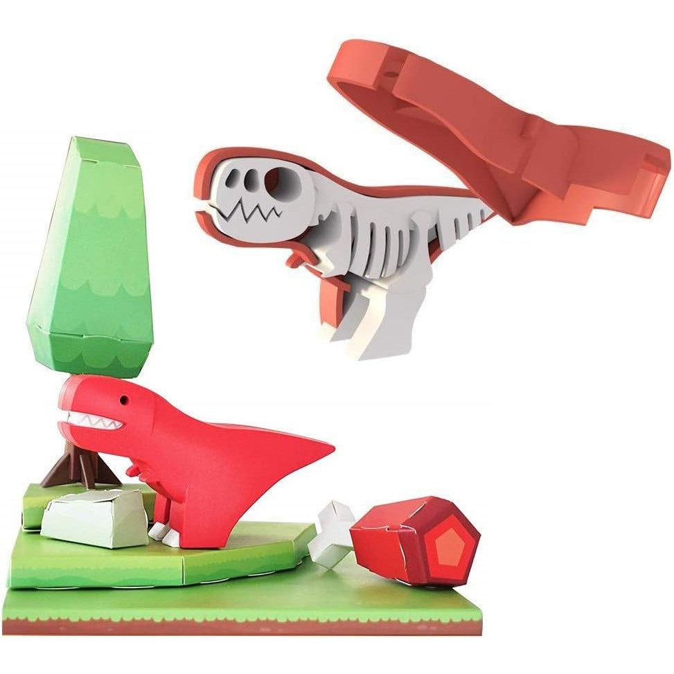 Halftoys Red T-Rex Multi-Sensory Toy