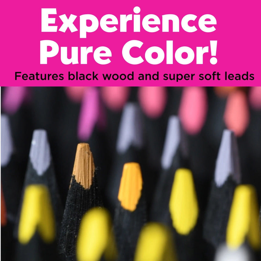 Super Soft Black Edition Colored Pencils, 72 Ct. Roll