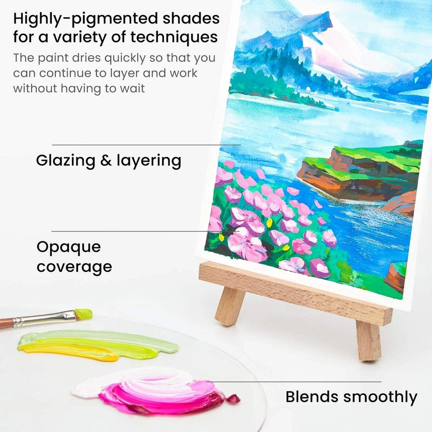 Arteza® Gouache Paint Set, 60 Pc.
