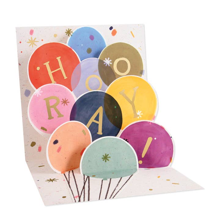 Carte pop-up Hourra