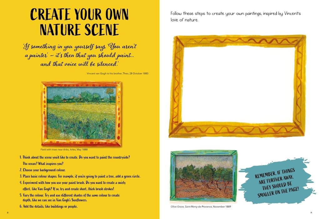 Make Art with Van Gogh: A Creative Activity Book