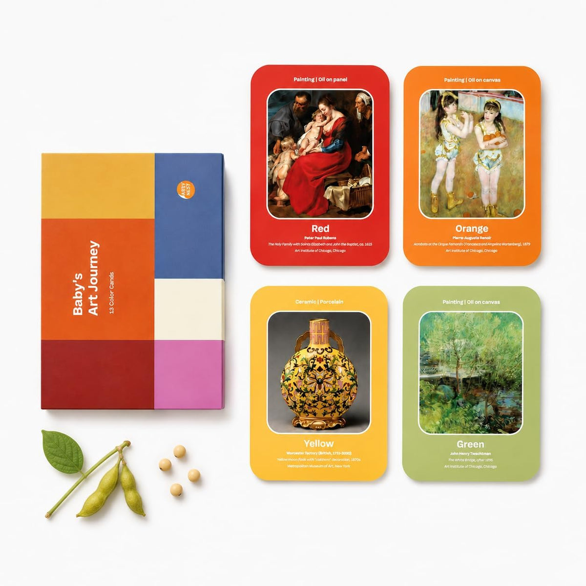Baby's Art Journey: 13 Color Cards