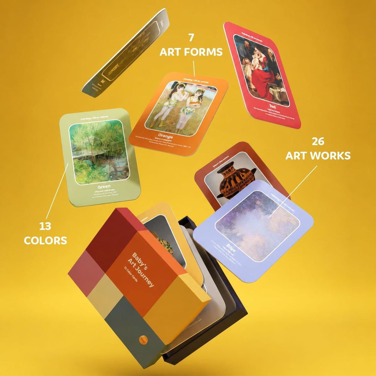 Baby's Art Journey: 13 Color Cards