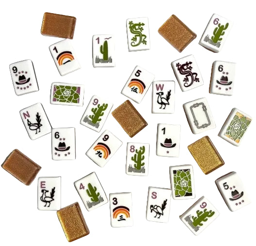 Western Theme Mahjong Set