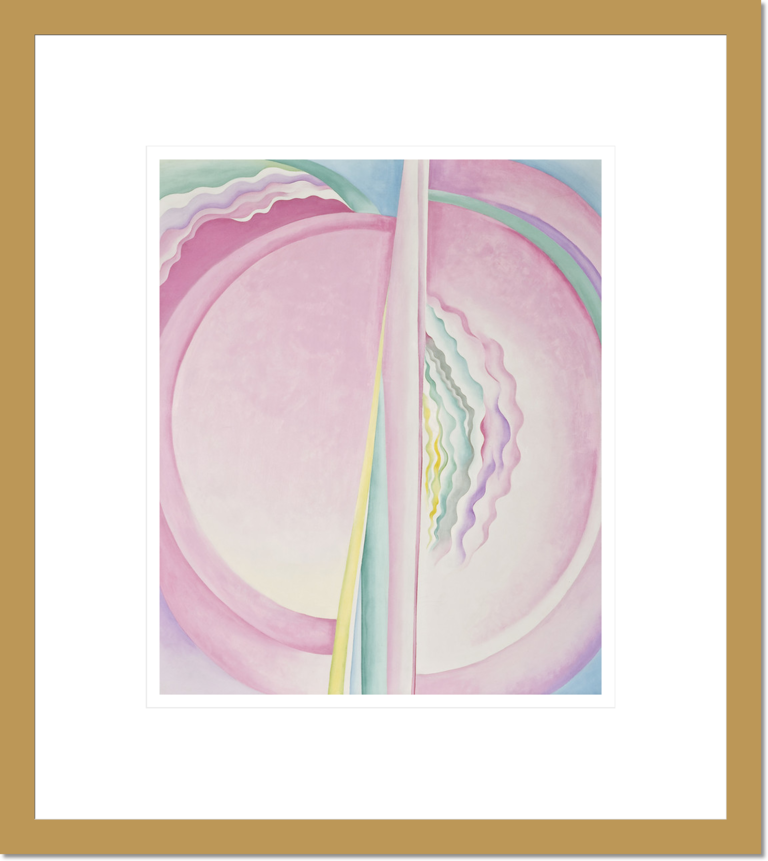 Georgia O&#39;Keeffe &quot;Pink Abstraction&quot; Made-to-Order  Print