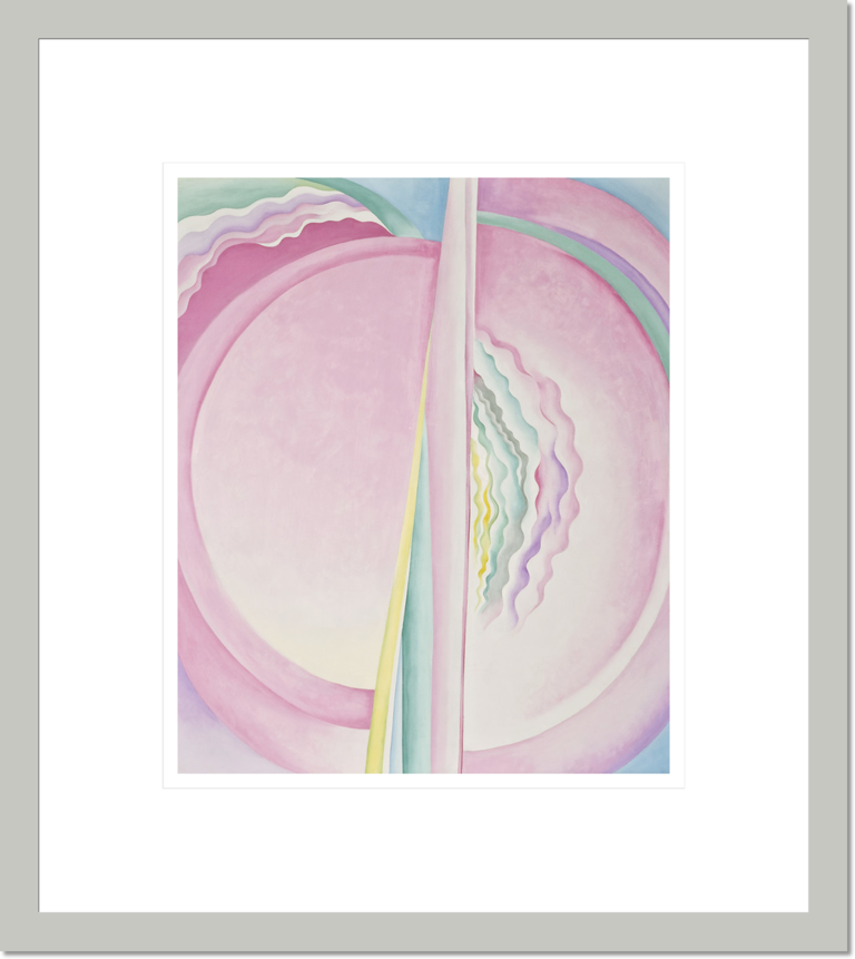 Georgia O&#39;Keeffe &quot;Pink Abstraction&quot; Made-to-Order  Print