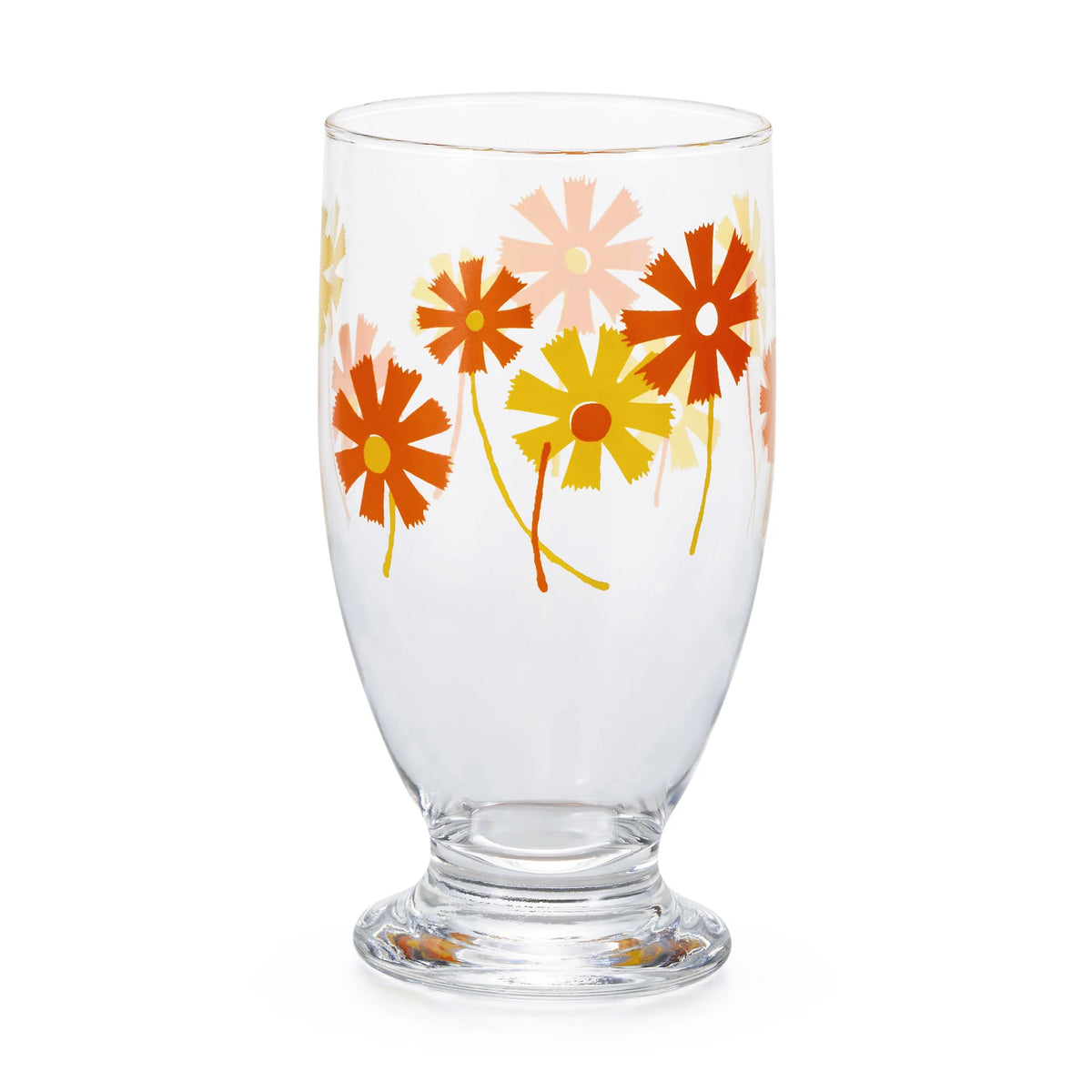 Retro Footed Glass Cup