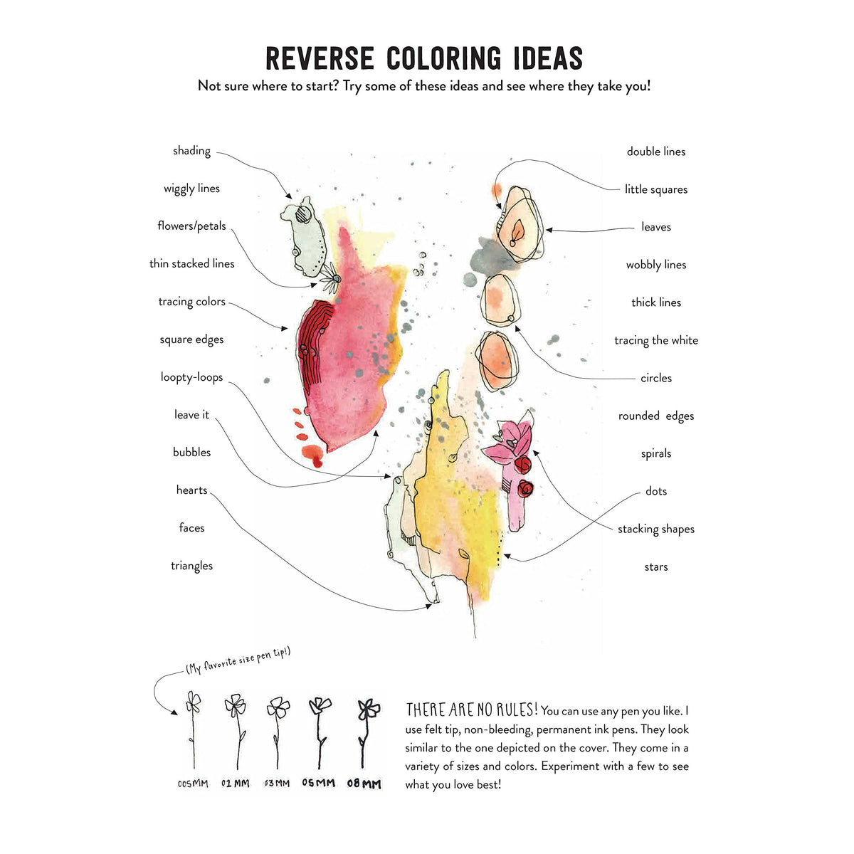 The Reverse Coloring Book™: The Book Has the Colors, You Draw the Lines!