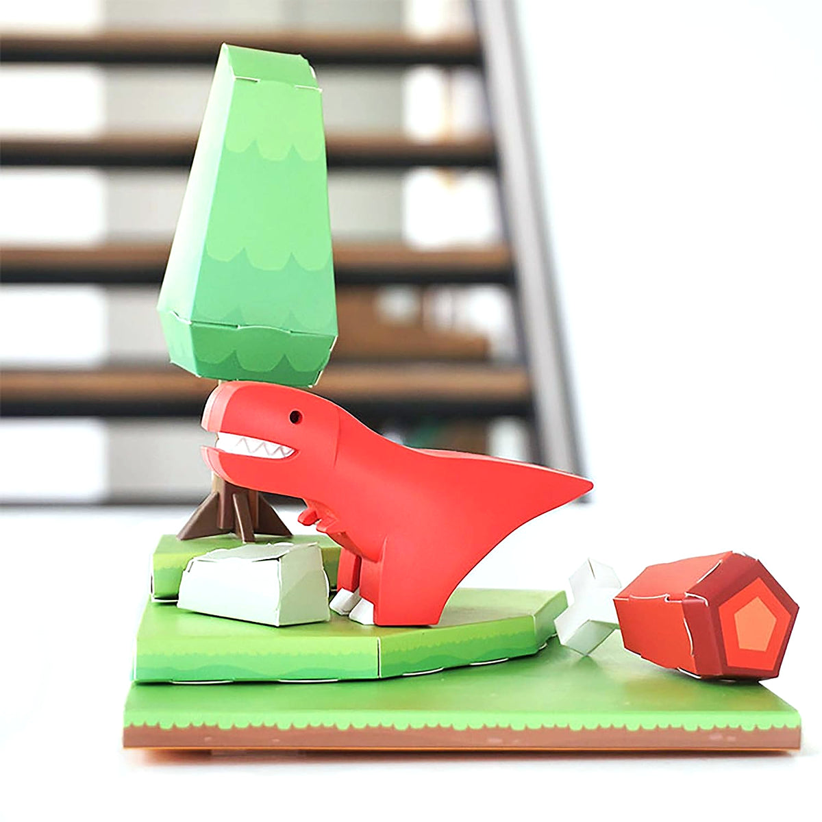 Halftoys Red T-Rex Multi-Sensory Toy