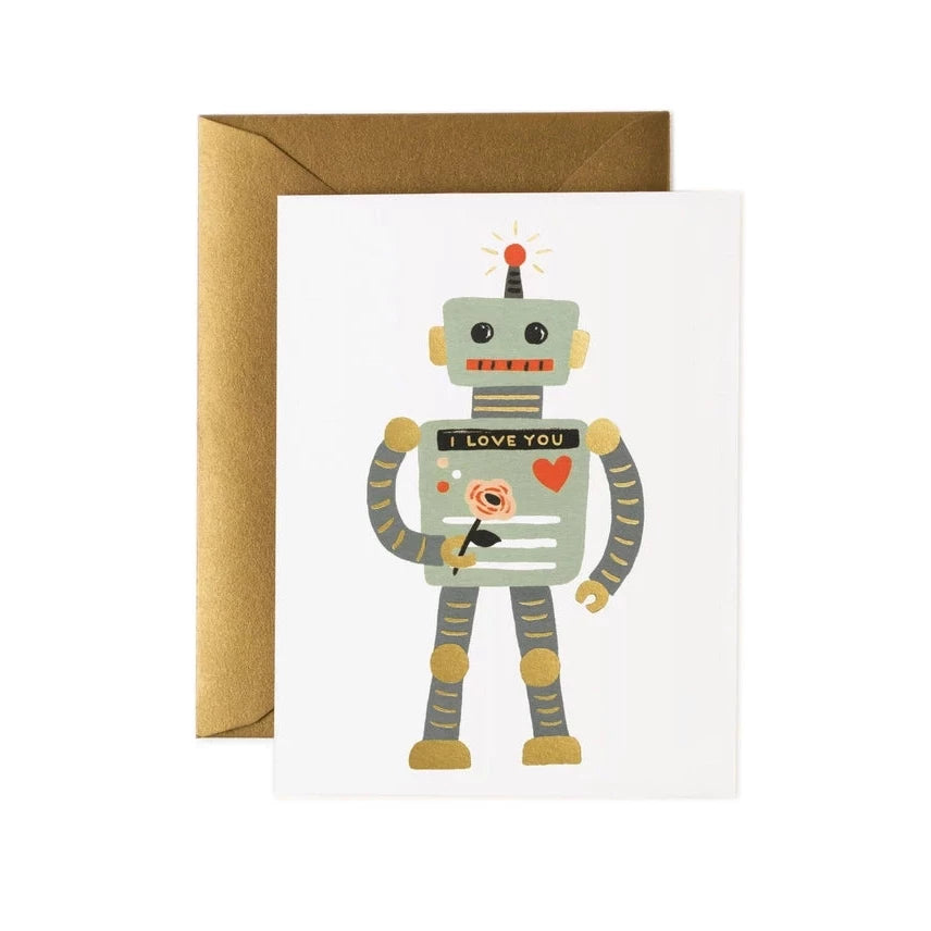 Rifle Paper Co. Love Robot Greeting Card