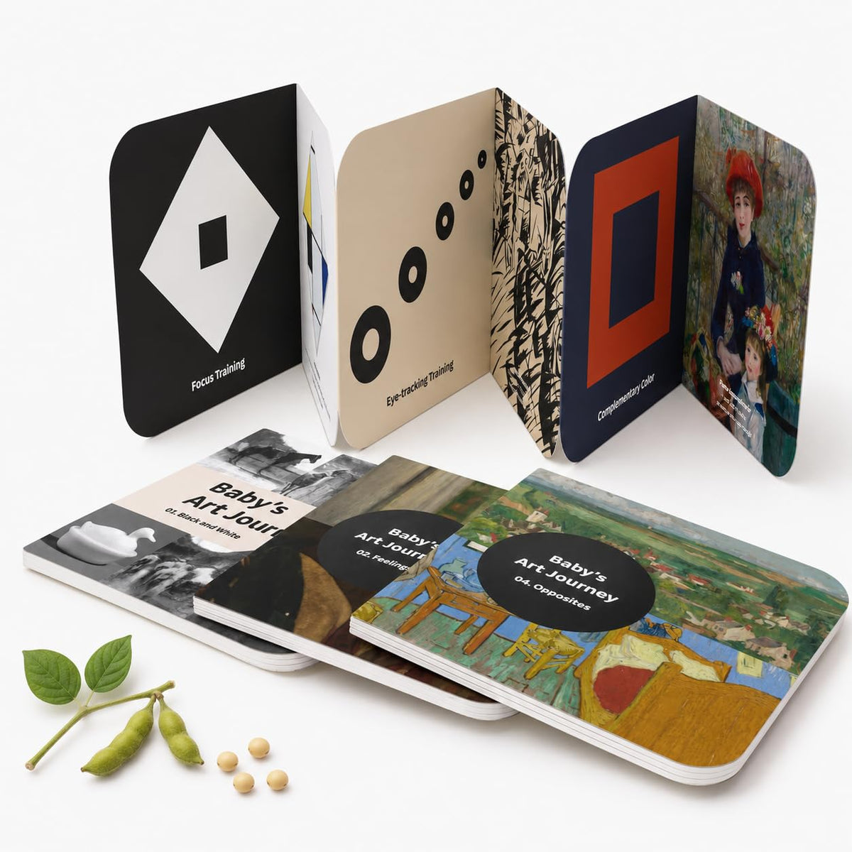 Baby's Art Journey: 4 Book Accordion Set