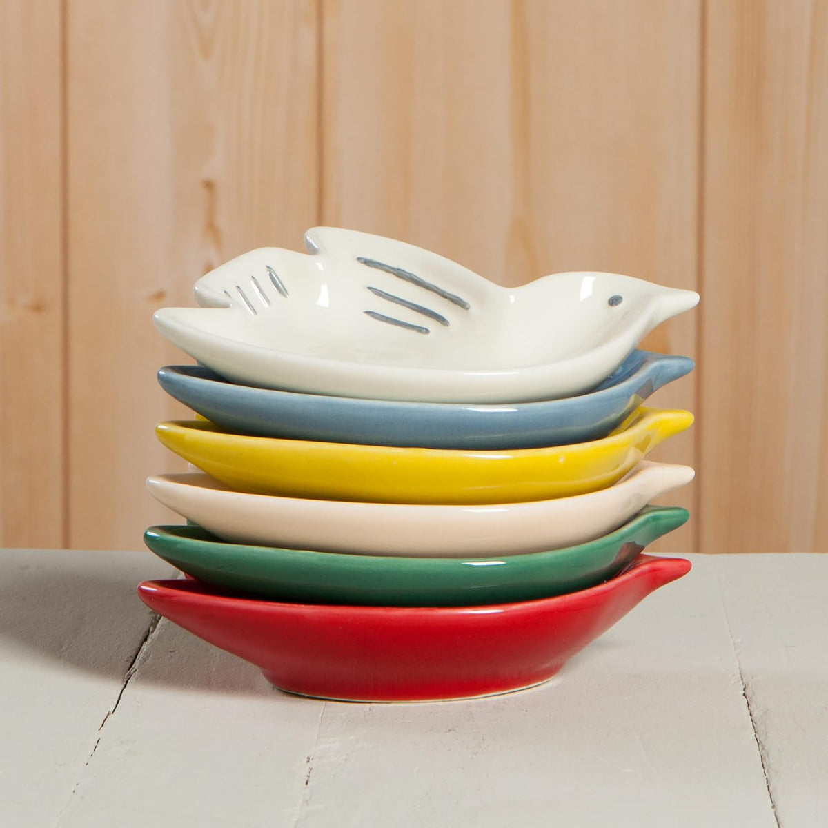 Bird Shaped Ceramic Pinch Bowls