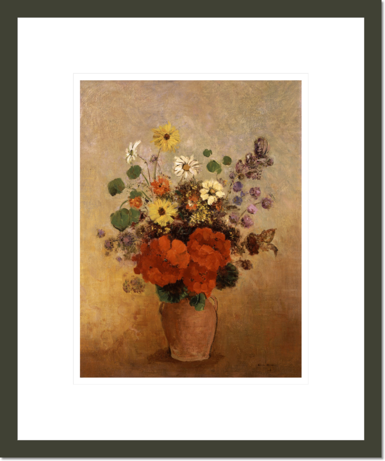 Odilon Redon &quot;Flowers in a Vase&quot; Made-to-Order  Print