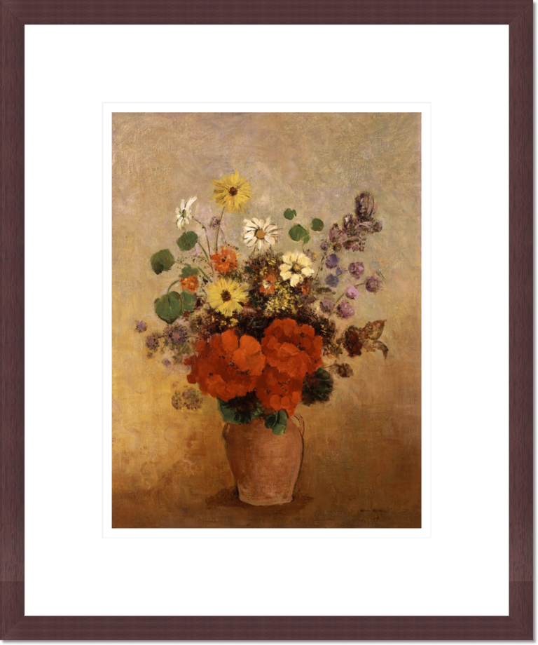 Odilon Redon &quot;Flowers in a Vase&quot; Made-to-Order  Print