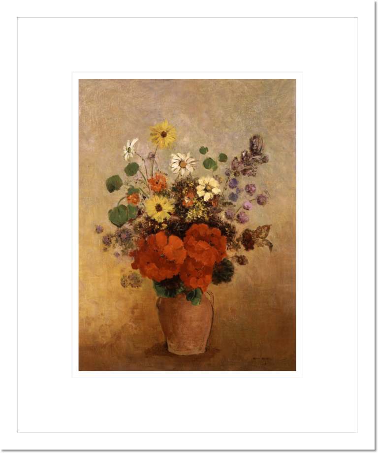 Odilon Redon &quot;Flowers in a Vase&quot; Made-to-Order  Print