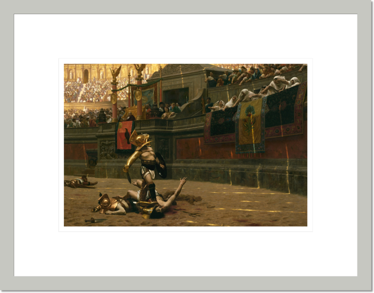 Jean-Léon Gérôme &quot;Pollice Verso&quot; Made-to-Order Print