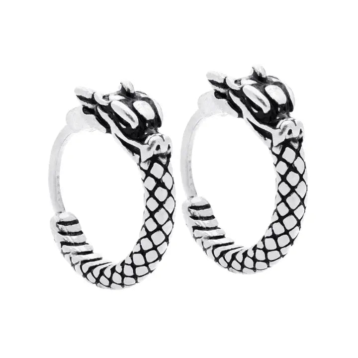 Dragon Hoop Earrings