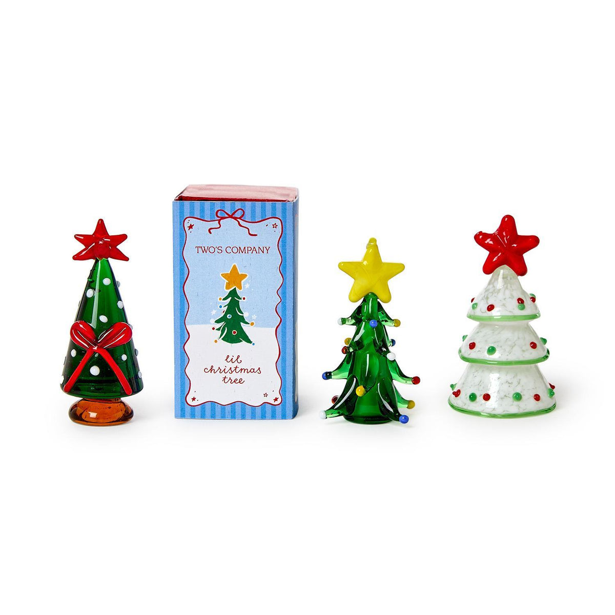 Arbre de Noël en verre soufflé à la main 