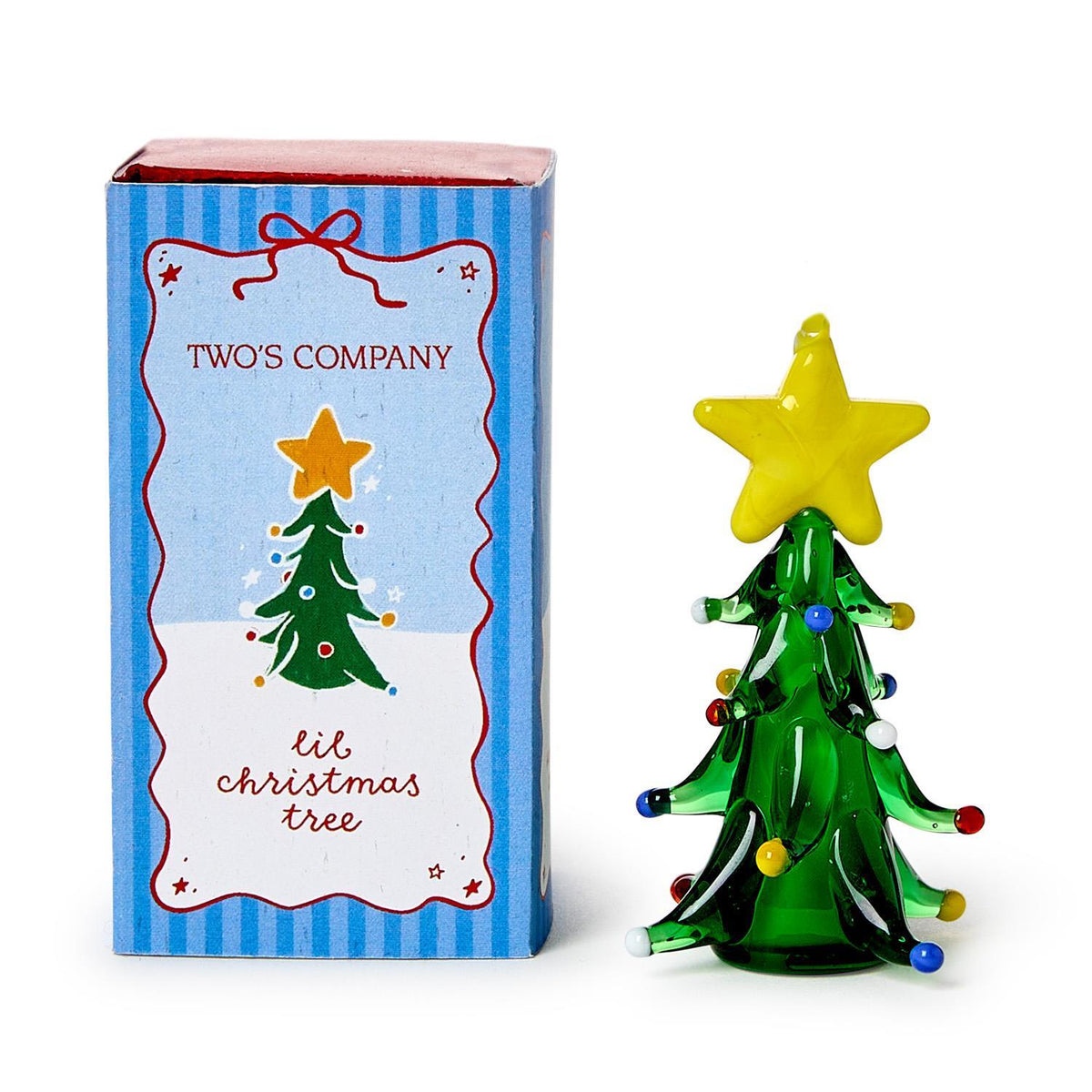 Arbre de Noël en verre soufflé à la main 