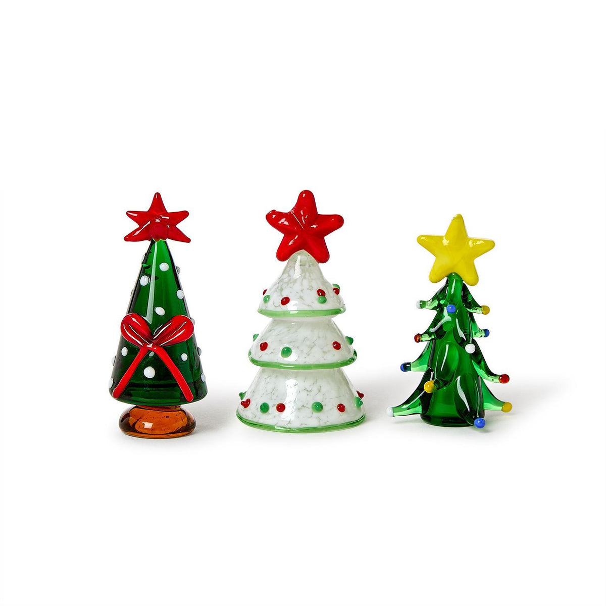 Arbre de Noël en verre soufflé à la main 